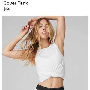 White alo cover tank